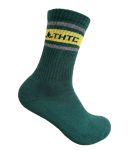 THTC Socks - Mens - Bottle Green/Yellow/Grey