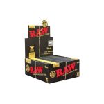 RAW Black King Size Slim Rolling Papers x 50