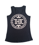 THTC LDN - Organic Hemp/Cotton Tank Top - Womens - Black