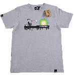 The Reapest - Premium Weight Hemp/Cotton T-Shirt - Mens - Grey