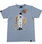 The Rescue - Premium Weight Hemp/Cotton T-Shirt - Mens - Stone Blue