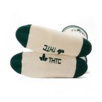 THTC Socks - Mens - Ecru/Bottle Green