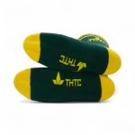 THTC Socks - Mens - Bottle Green/Gold