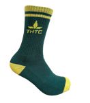 THTC Socks - Mens - Bottle Green/Gold