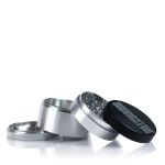 Kannastör® 2.2" Multi Chamber 4-Piece Grinder with Stainless Easy Change Screen™ - Silver