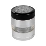 Kannastör® Clear Top Jar Body 4-Piece Multi Chamber Grinder with Stainless Easy Change Screen™ - 2.2"