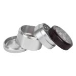 Kannastör® Clear Top Jar Body 4-Piece Multi Chamber Grinder with Stainless Easy Change Screen™ - 2.2"