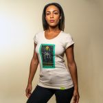 Women's Organic Hemp/Cotton T-shirt - White Widow