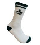 THTC Socks - Mens - Ecru/Bottle Green